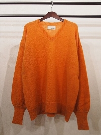 KID MOHAIR V-NECK KNIT