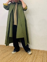 typewriter coat/khaki