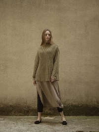 middlegauge high-neck knit/sage